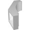 Ekena Millwork 4-in. W x 8-in. D x 16-in. H Imperial Architectural Grade PVC Knee Brace BRCP04X08X16IMP - alternate 3
